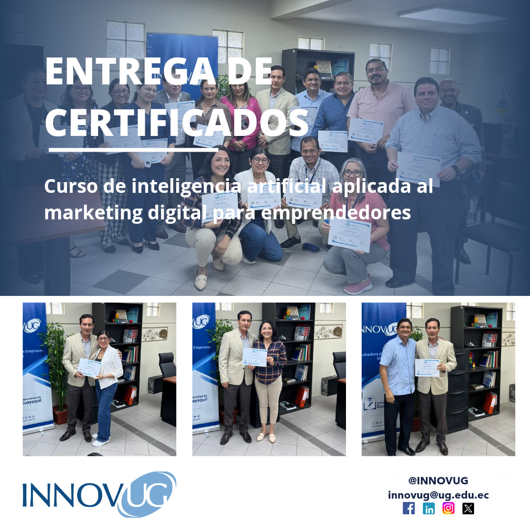 “Entrega de certificados: Curso de inteligencia aplicada al marketing digital para emprendedores” ​